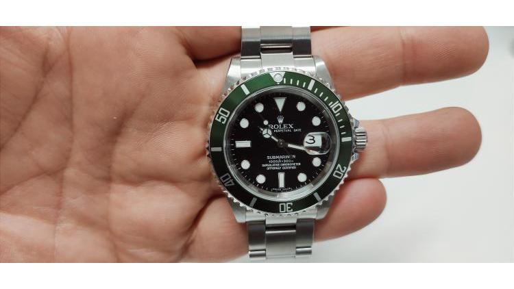 Rolex Submariner Ghiera Verde, ottimo stato.