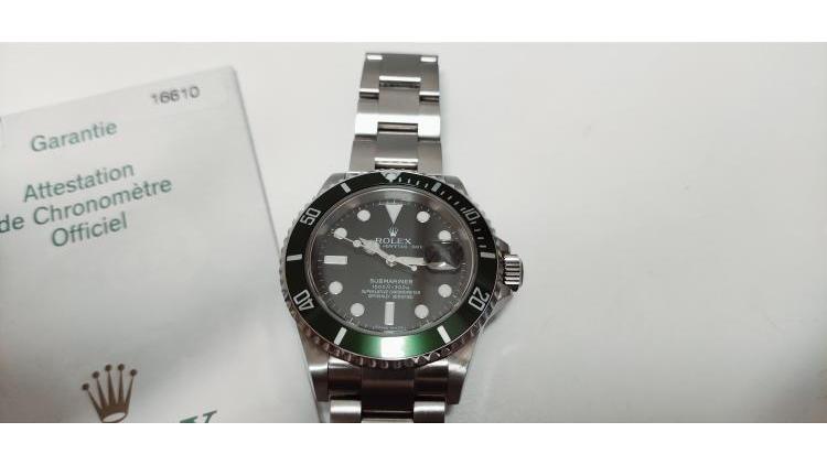 Rolex Submariner Ghiera Verde, ottimo stato.